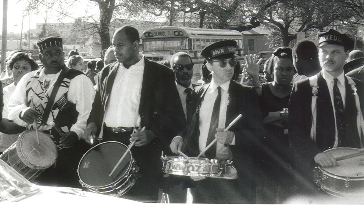 Second Line Tradition — Brass Band Funeral — historical photo
