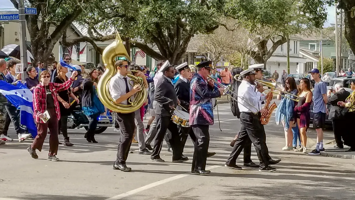 Second Line Tradition — Brass Band Funeral