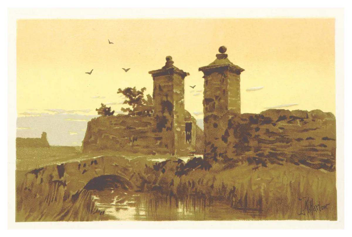 St. Augustine City Gates — historical photo