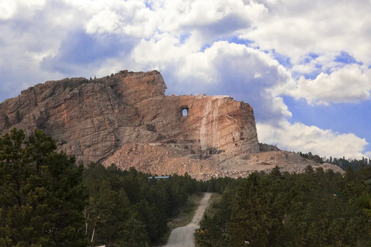Crazy Horse Memorial Night Laser Show