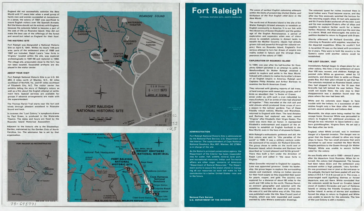 Fort Raleigh National Historic Site — historical photo