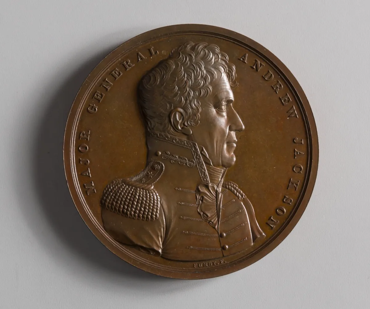 Andrew Jackson and the Battle of New Orleans — historical photo
