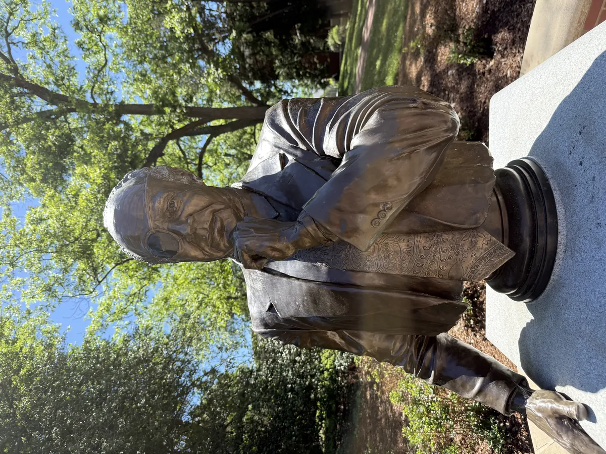 James Farmer Bust and Hall at University of Mary Washington