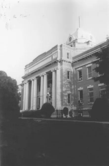 Beauregard Parish Courthouse — historical photo