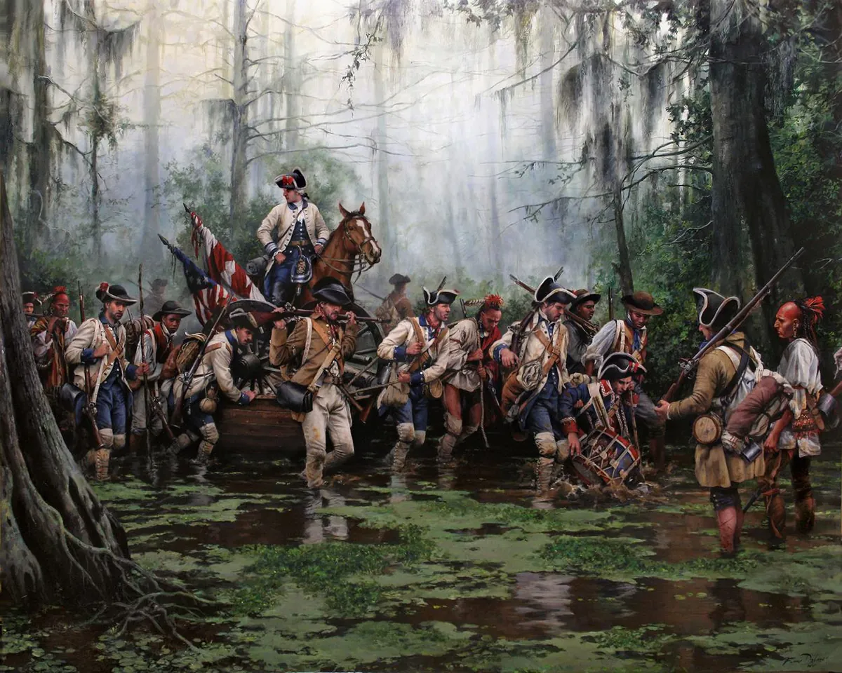 Bernardo de Gálvez — The Battle of 1779 — historical photo